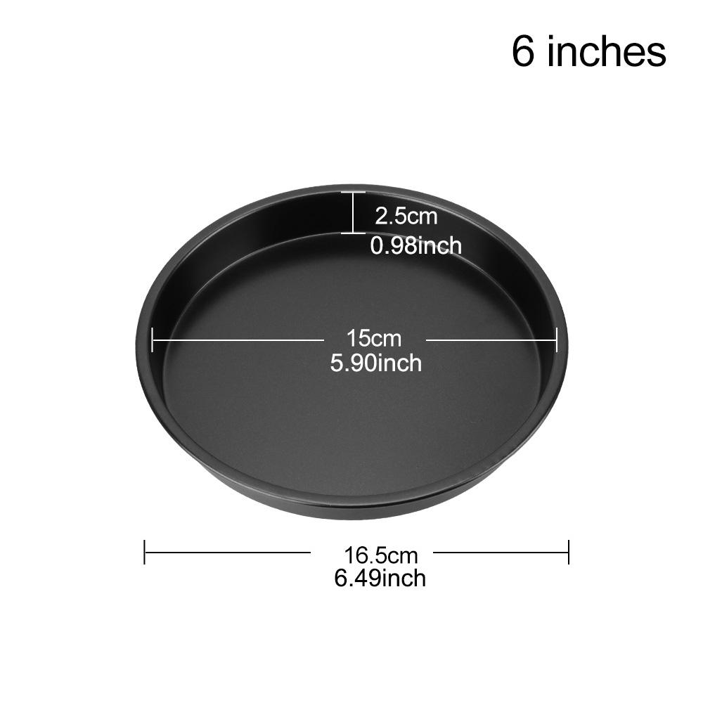 Carbon Steel Pans Pizza Bakeware Dish DIY Baking Tool Kitchen Baking