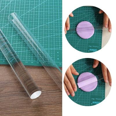 Shaping Sticks Cylindrical DiyCraft Transparent Acrylic Rod Pottery Tools Clay Roller