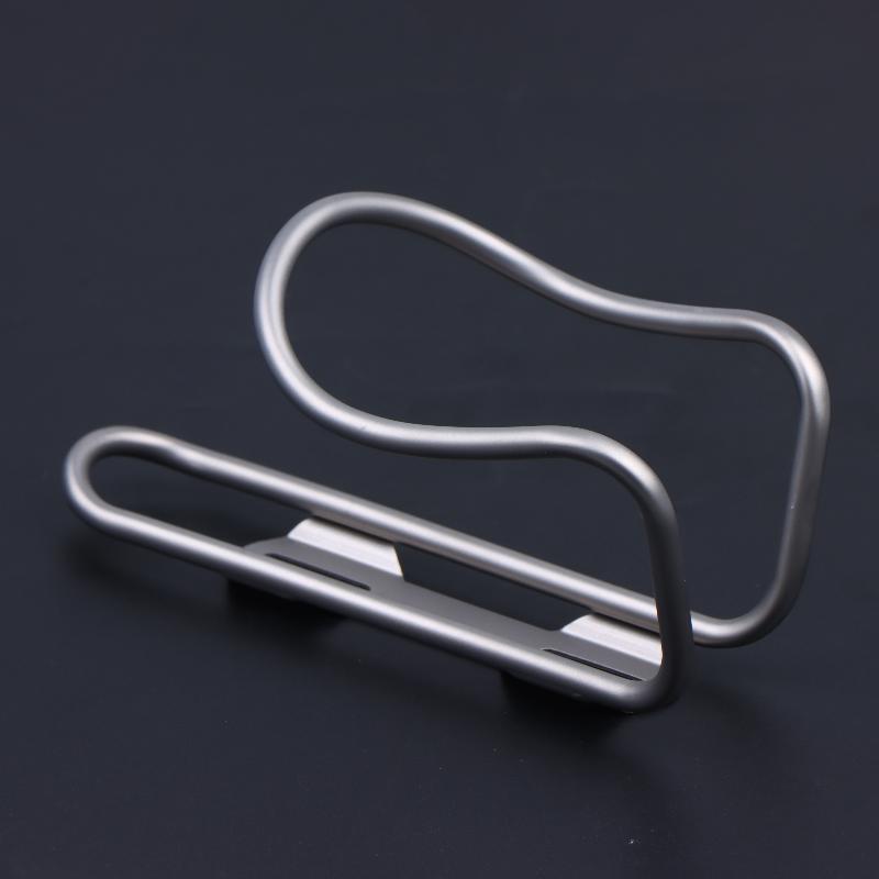 Lightweight Titanium Alloy Bicycle Water Bottle Holder Rustproof Cage Bike Bottle Bracket For Mountain Road Bike Cycling