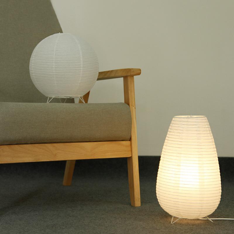 1PC Eco-Friendly Nordic Lighting Paper Lantern Table Lamp Scandinavian Paper Lantern Bedroom Decor
