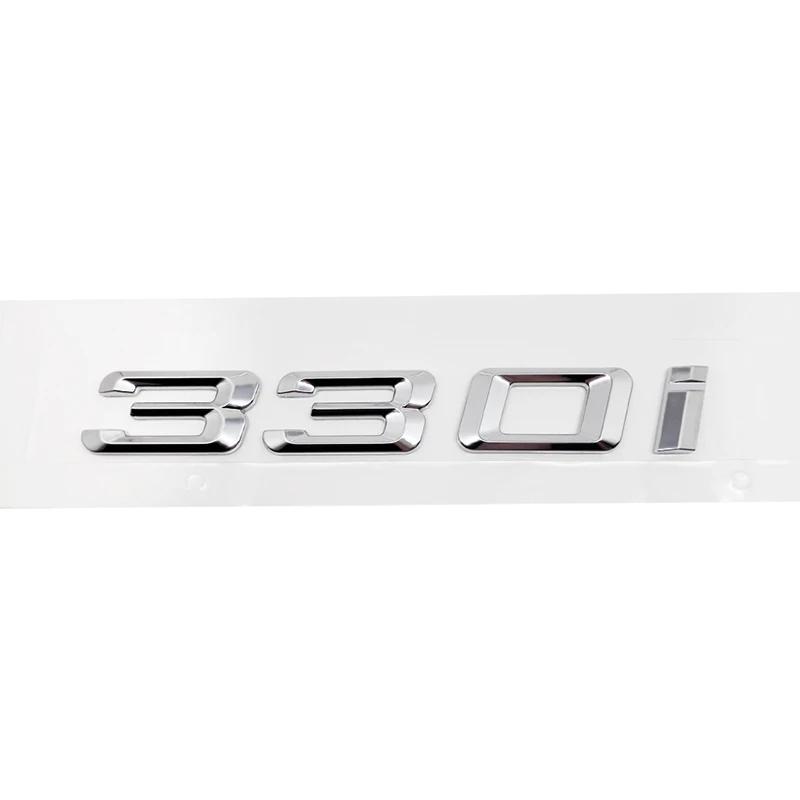 ABS Car Rear Trunk Letters Logo Badge Emblem Sticker For BMW 3 Series 316i 320i 325i 328i 330i 335i E46 E90 E91 F30 F31 F34 G20