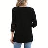 Tops For Women 3/4 Sleeve R-Neck Casual T-Shirts