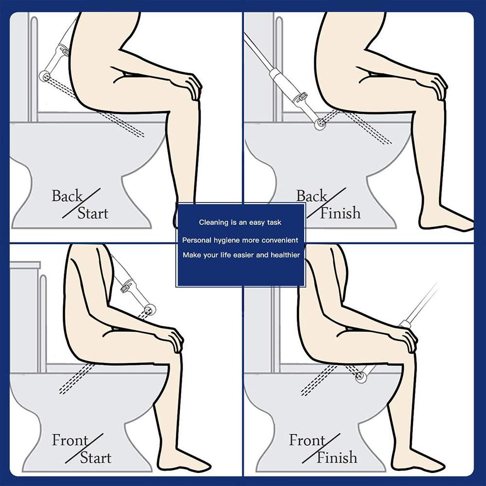 Bidet Faucet Sprayer Shower Head Toilet Hand Held Bathroom Portable