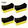 2pcs/set Auto Wheels Brush Sponge Tools Tire Hub Cleaning Dressing Waxing Polishing Household Cleaning Sponge Brushes