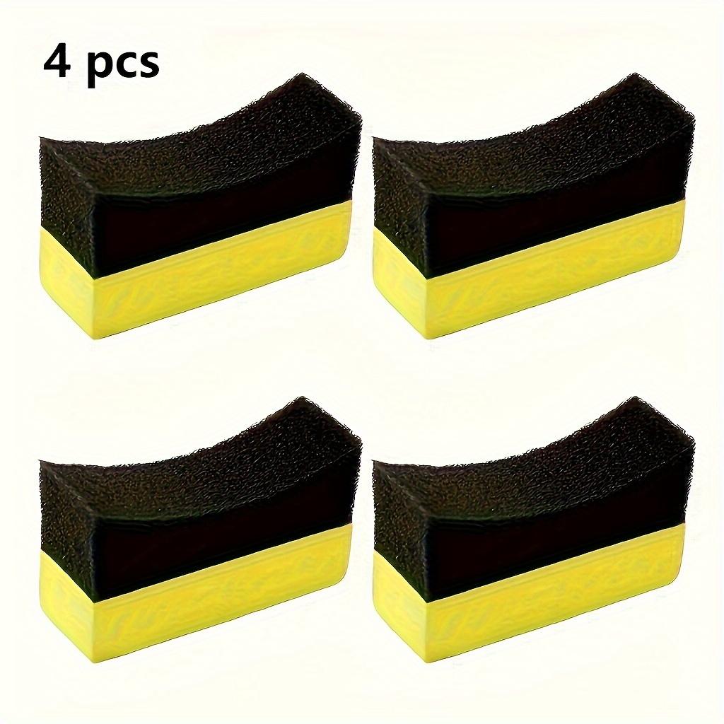 2pcs/set Auto Wheels Brush Sponge Tools Tire Hub Cleaning Dressing Waxing Polishing Household Cleaning Sponge Brushes