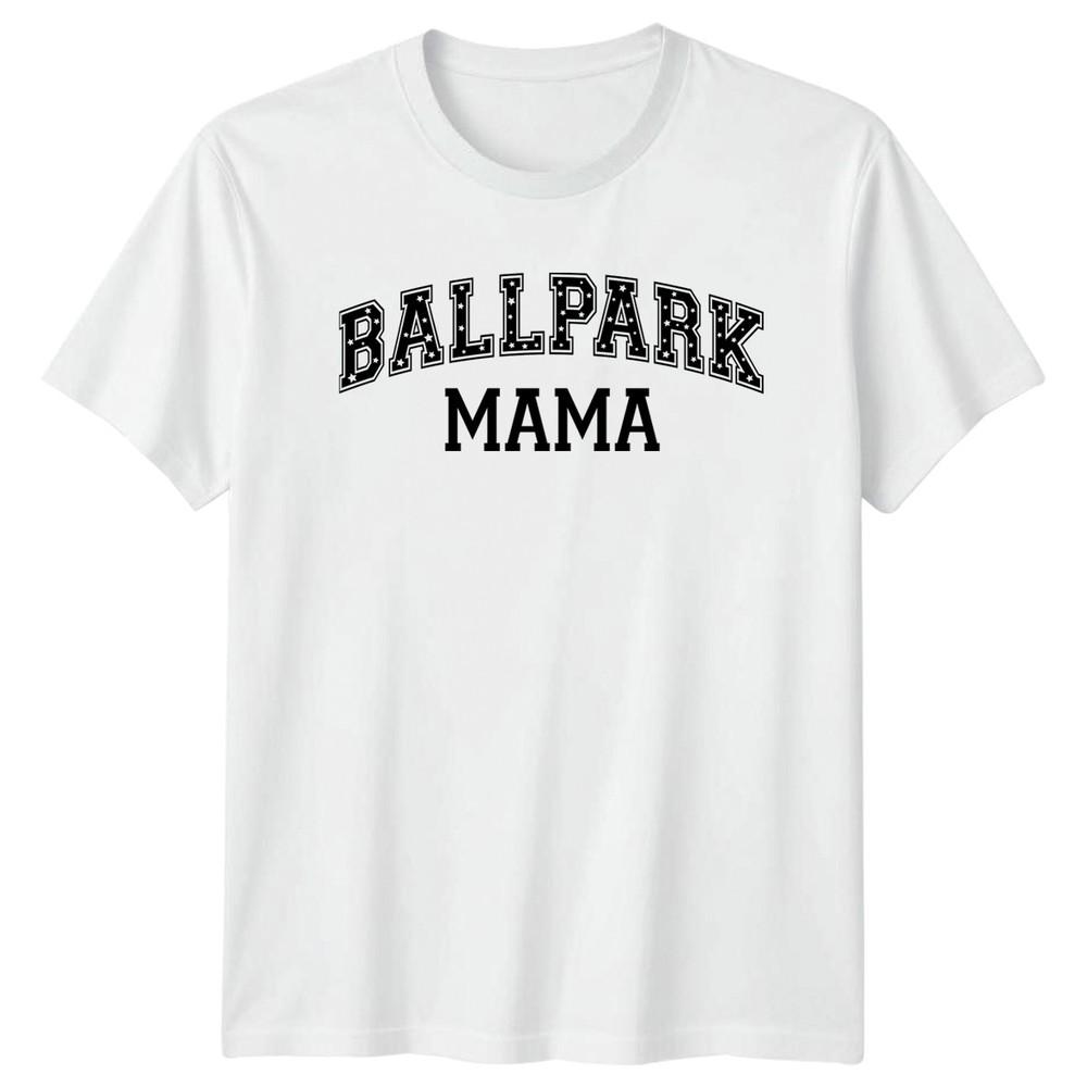 Ballpark Mama Unisexs TShirt Baseball Softball Mom S
