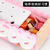 Children'S Wooden Playhouse Toy Ice Cream Cone Ice Cream Trolley Wooden Parent-Child Play Interactive Gift