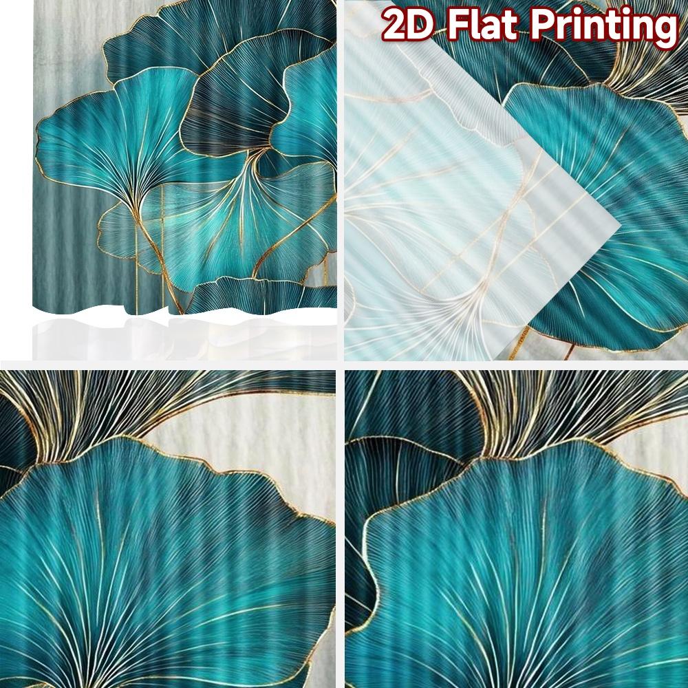 1pc 2D flat Photography Backdrop Background cloth Blue Leaves (2 100% Polyester Family Party for Home and party decorations for