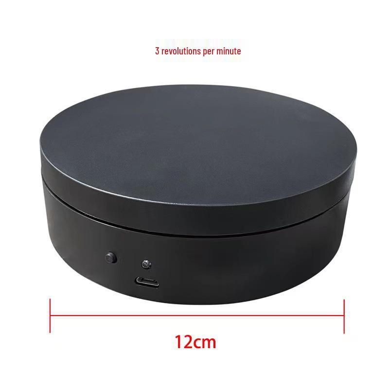 12cm Electric Dual-Use Rotating Display Stand for Photography