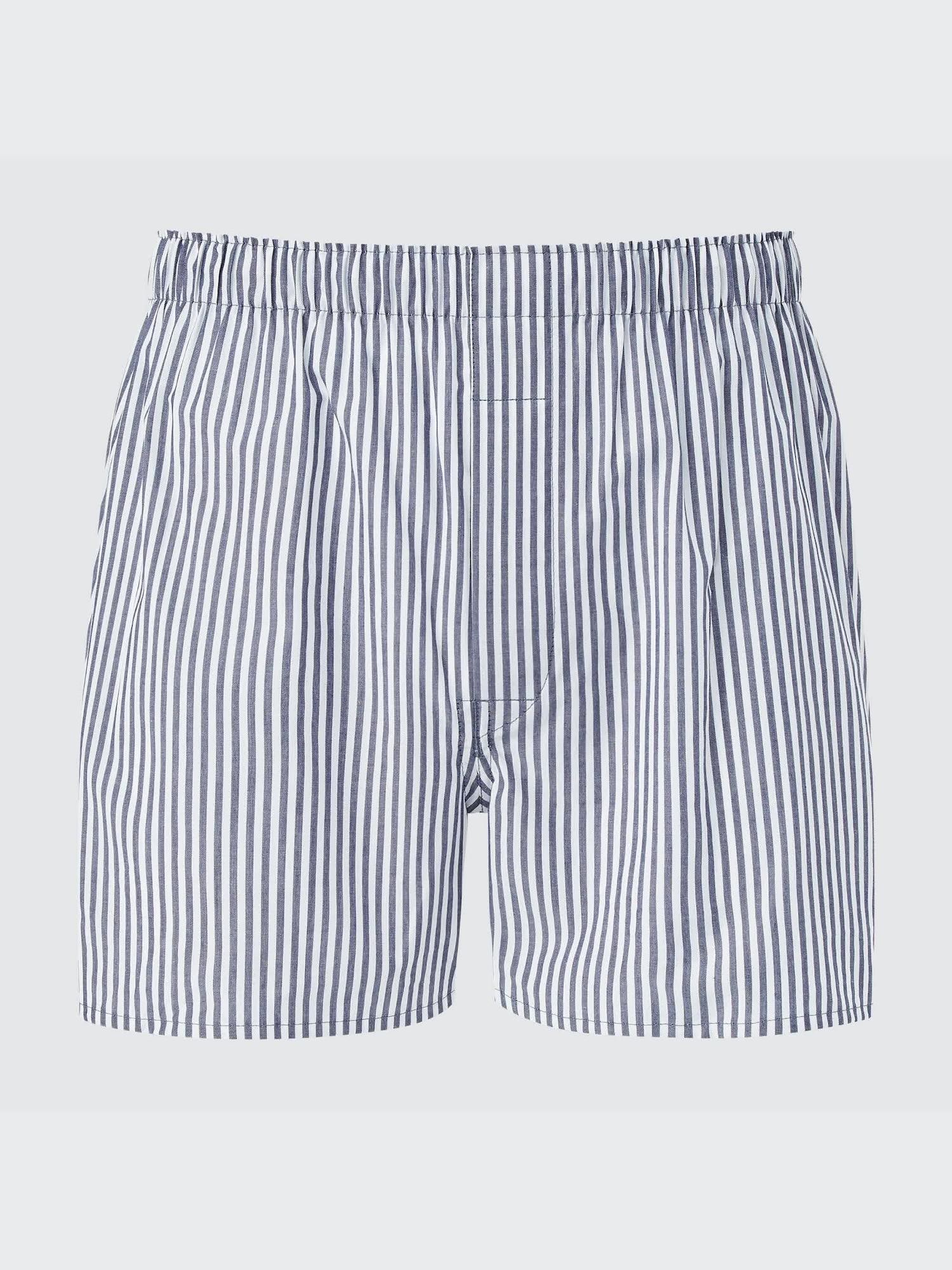 

Uniqlo Japan Полосатые трусы-боксеры с открытым передом 68 BLUE/S