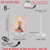 Christmas Table Decorations 2D Holiday Ferris Wheels Rotating Base Christmas Decorations Indoor With Tree Design For Tiered Tray