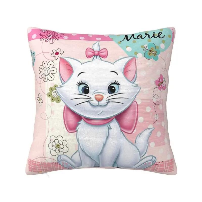 Lady Marie Cat Kitten Luxury Pillow Cover Living Room Decoracion Salon Case Cartoon Animal Chair Cushion Cover