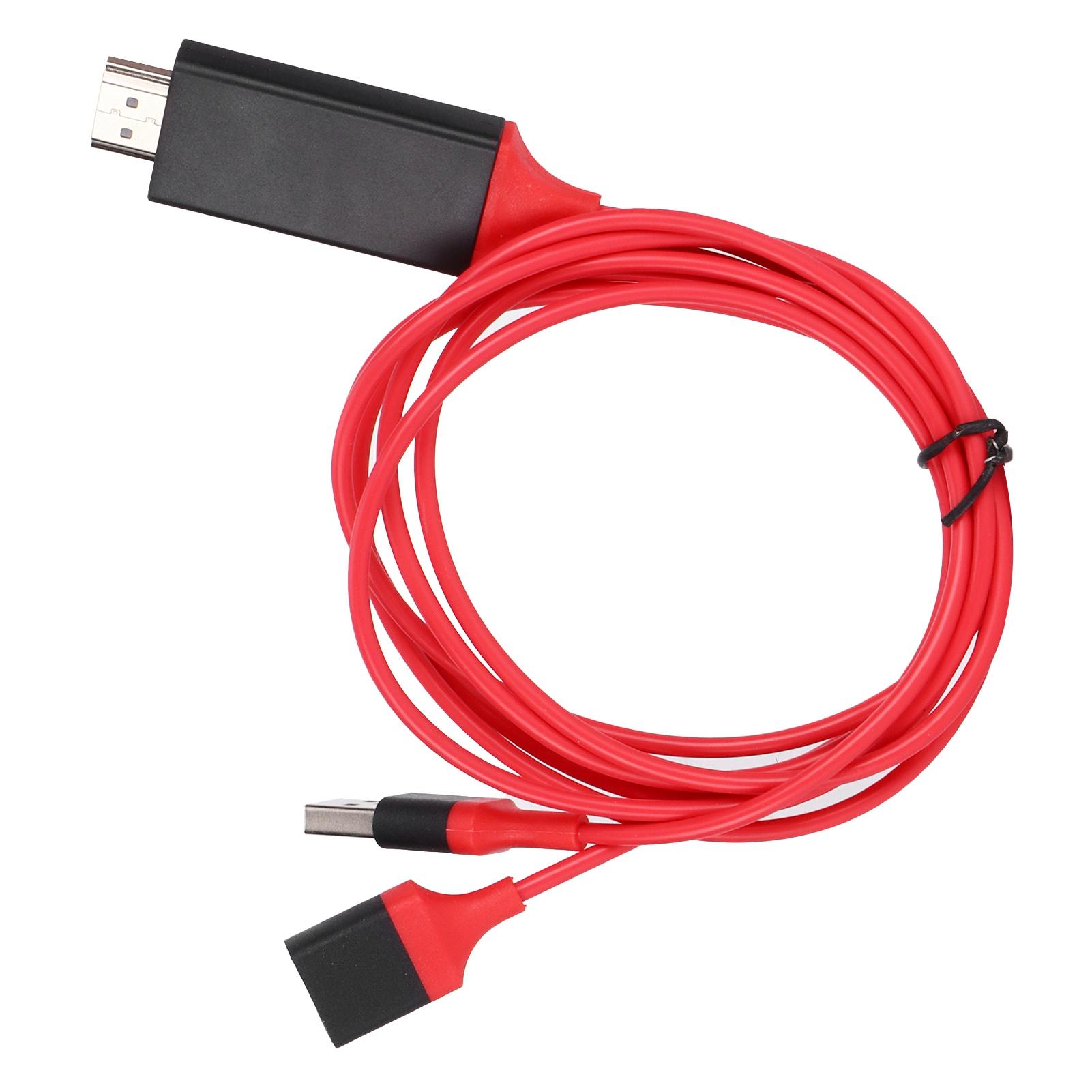 

Mobile Phone to TV 1080P Universal HDMI HDTV for AV Adapter Cable for Cell Phone Tablet