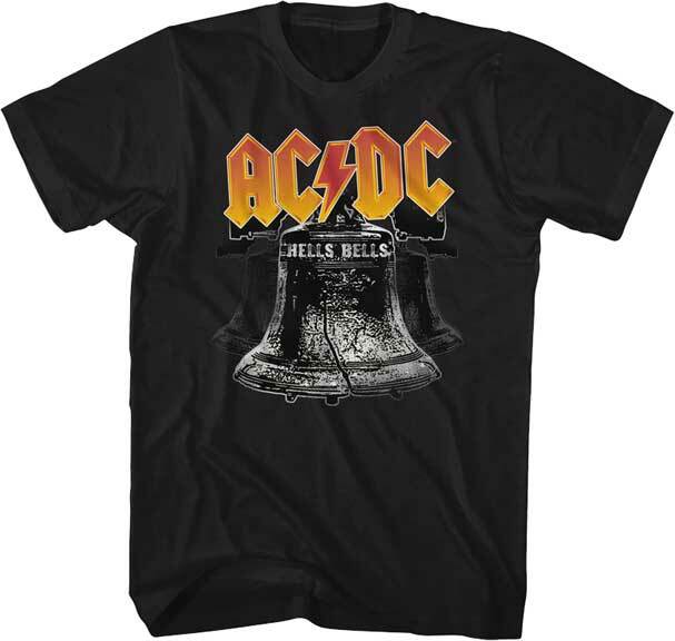 ACDC Hells Bells & Bell Silhouettes Men s T Shirt Unisex T-Shirt S