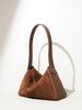 New Matte Suede Retro Niche Design Handbag with Simple and Versatile Leather Shoulder and Armpit Bag