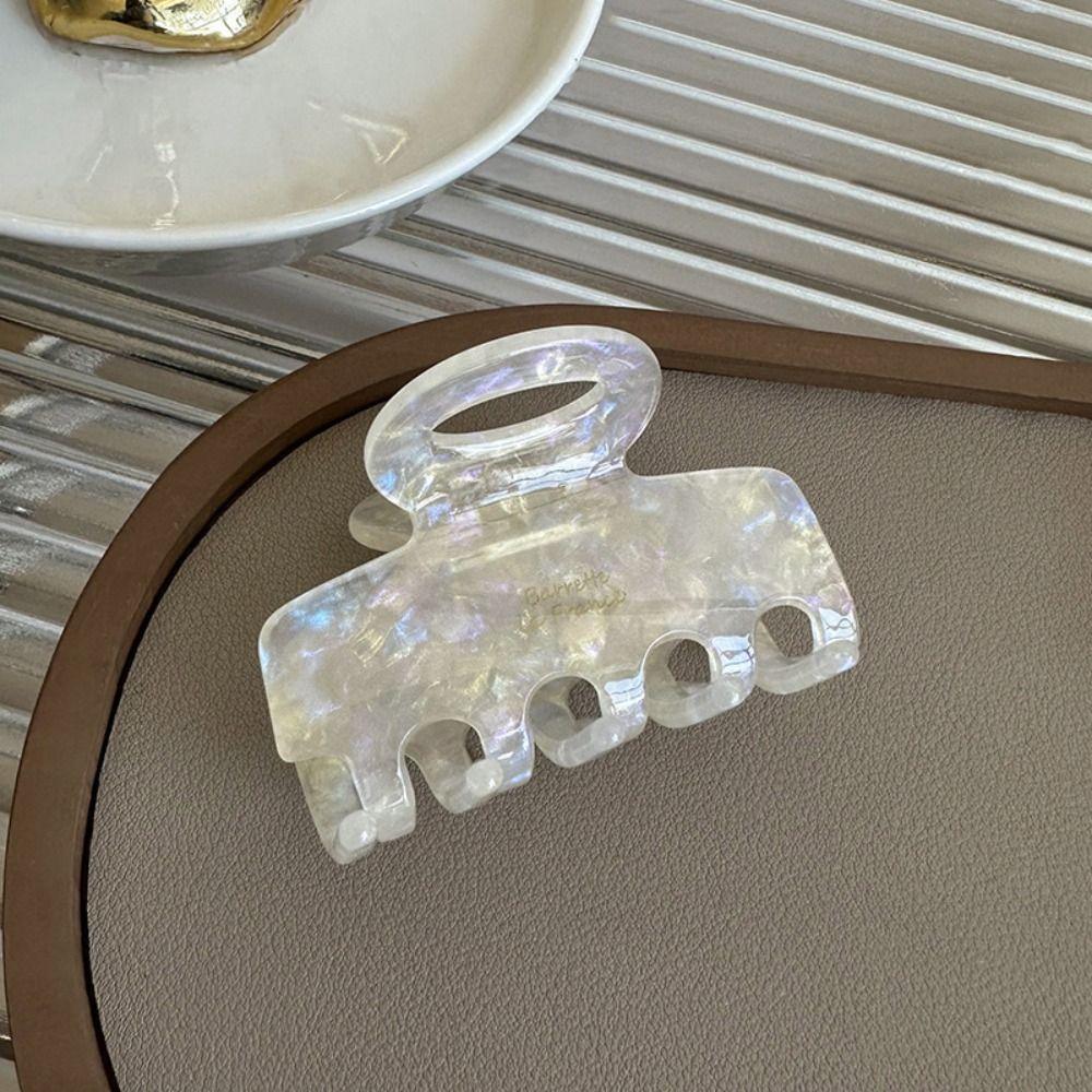 Hair Clip Square Hair Claw Geometrric Women Shark Clip Gifts Acrylic Hair Claw  Party