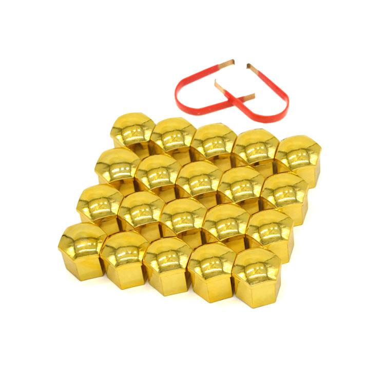 17/19/21MM Car Wheel Nut Head Cover Caps Protection Anti-Rust Auto Hub Screw Cover Car Tyre Nut Bolt Exterior Decoration 20Pcs