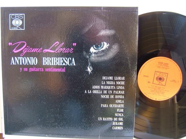 

Виниловая пластинка ANTONIO BRIBIESCA Dejame Llorar DCA267 CBS Mexico КантриФолк Б/у