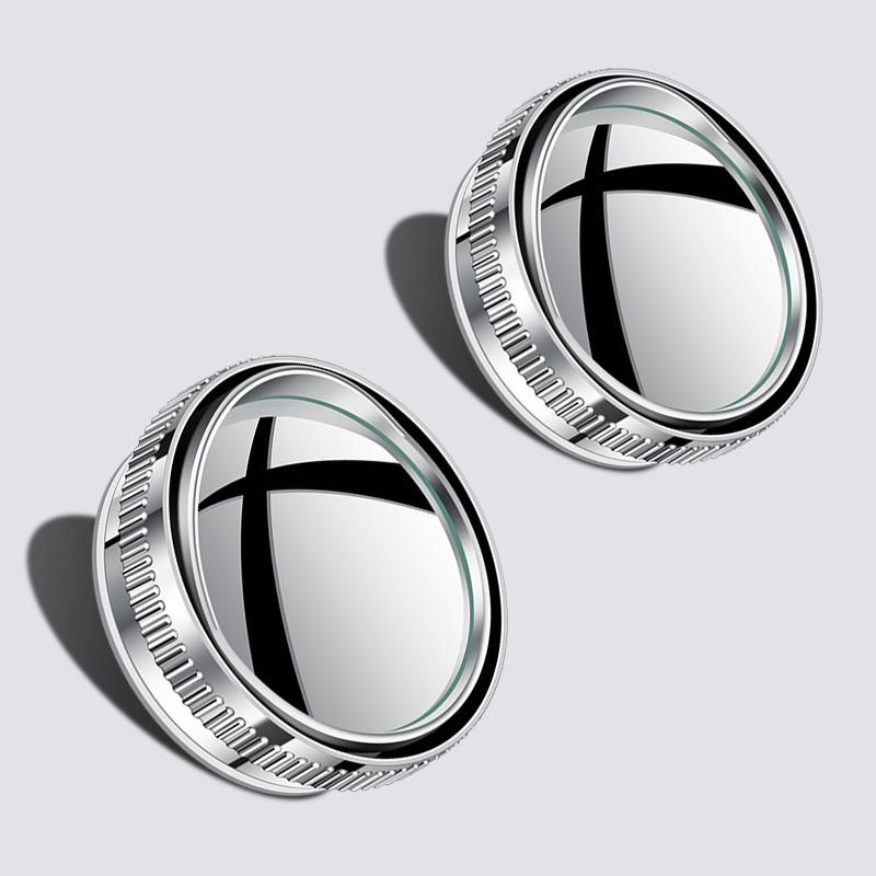 2ks Zrcátko pro slepý úhel pro dopravní zrcátko v autě Zrcátko zpětné zrcátko do auta Full Vision 360 Wide Anger parkovací asistent vypouklé zrcátko