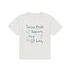 [Snowpeak] Kids Sorona Doodle Graphic Short-Sleeve T-Shirt Off White (S25MKFTS94)