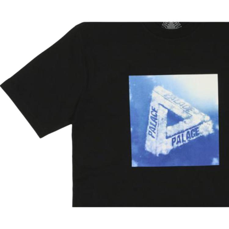 Palace T-shirt Sotto il Tempo Nero Unisex Top P25TS215