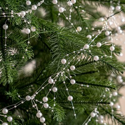 Christmas Tree Pendant DIY Hanging Ornament Festive Atmosphere Bead Strings for Xmas Tree Decoration Party Decor