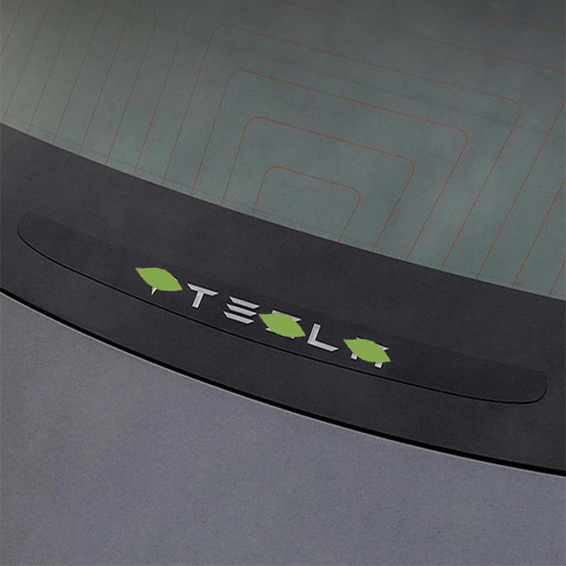For Tesla Model 3/S/X Car Rear Glass Stickers Custom Logo Tail Lamp 3D Brake Light Decoration Stickers for Tesla