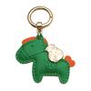 Horse Keychain Imitation Leather Cartoon Design Year of Horse Key Chain Bags Phones Cars Versatile Accessories