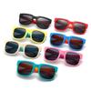 Colorful Folding Sunglasses Children Retro Square Frame UV 400 Outdoor Kids Cute Sunglasses Shades for Toddler Boys and Girls
