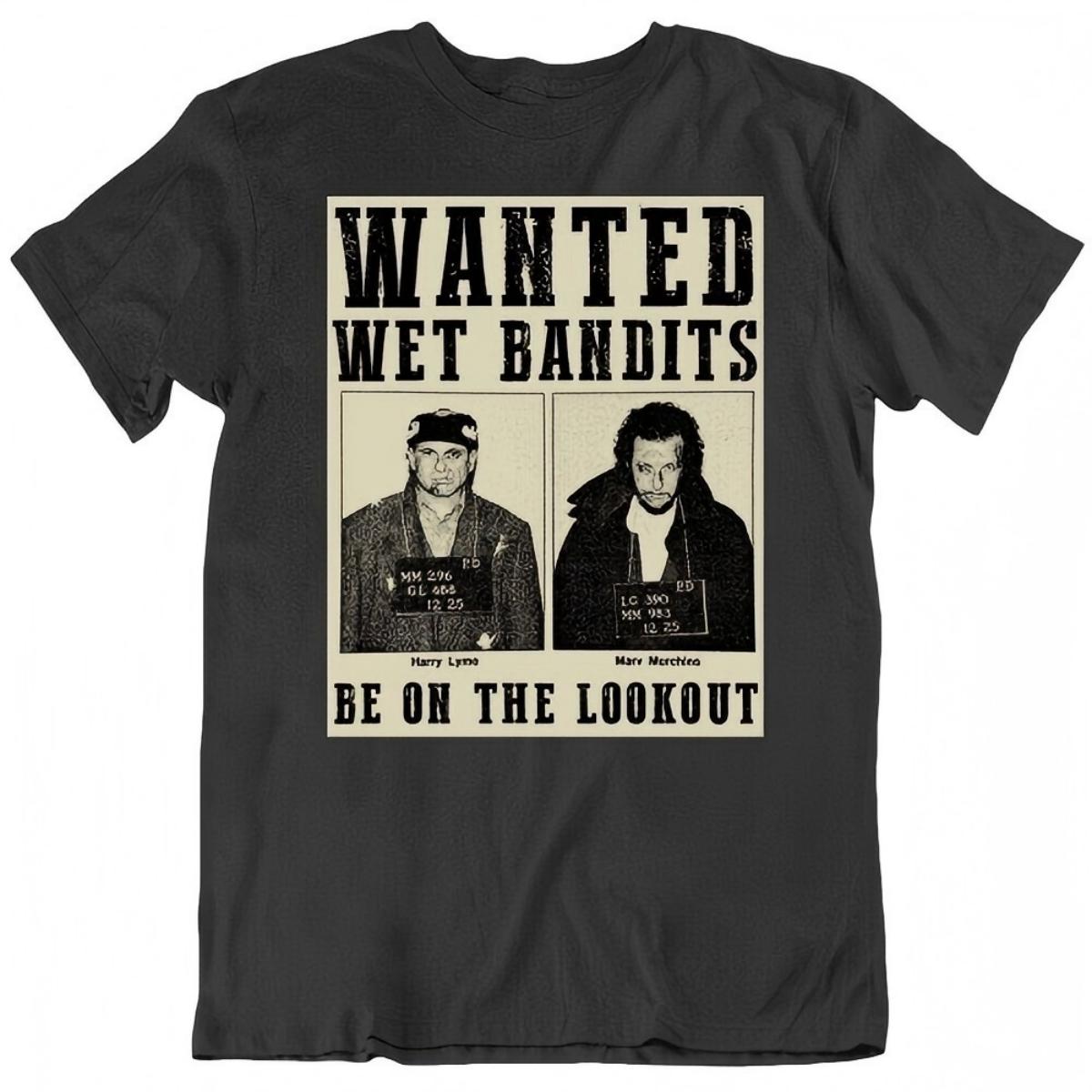 Wet Bandits Wanted Poster T-Shirt 3XL чёрный