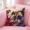 AAce AttorneyY Anime Cushion Cover Natural Linen Pillow Case DoubleSided Print Decorative Sofa Pillowcase Home Decor Gift