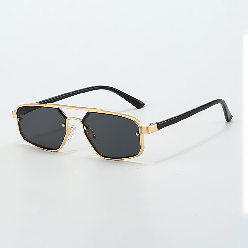 Unisex Retro Sunglasses High UV400 Protection New 2025 Rectangle Sunglasses Vintage Men Square Sunglasses Women Metal Sunglass&Stainless