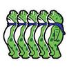 1/5/10/20/50/100Pcs Resist Frog Sticker Waterproof PVC Frog Meme Sticker Cell Phone Laptop Computer Helmet Water Bottle Decorative Animal Decal