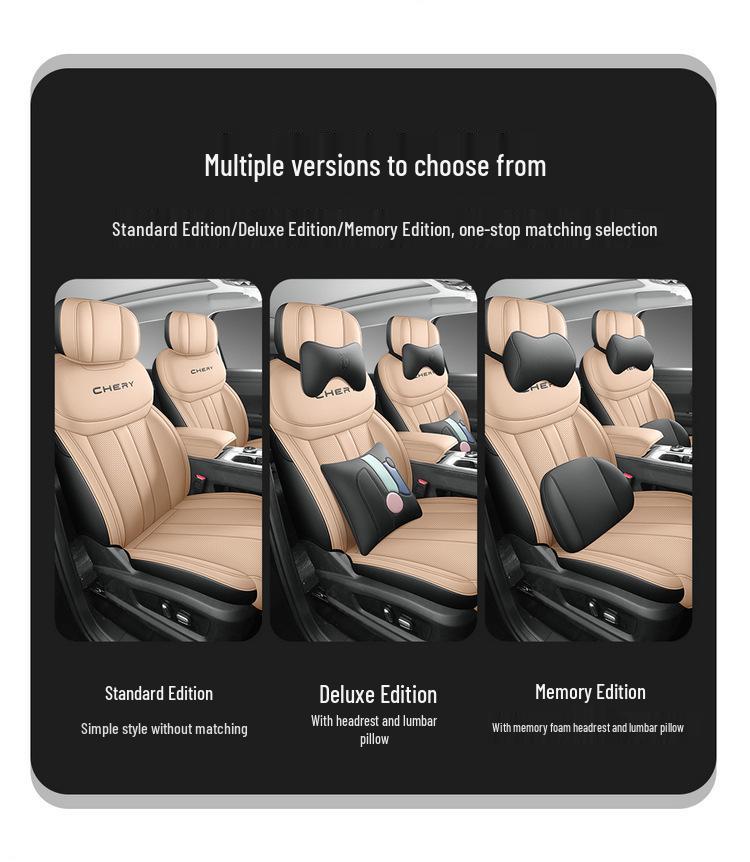 Universal Full Leather Car Seat Cushion for 2006 Explore, Five-Seat, Four Seasons - New Model