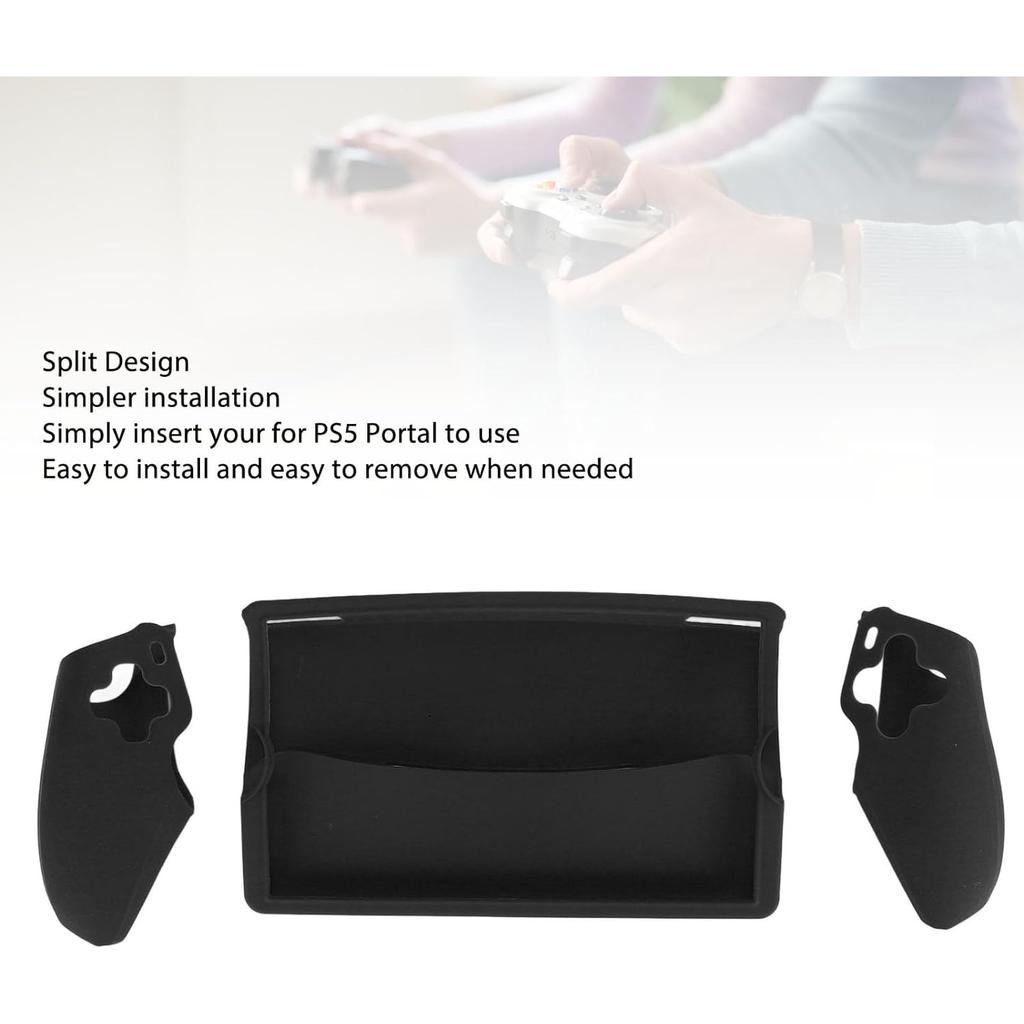 Remote Case for PS5, Remote Player Case, Shock Absorbing Scratch Proof Soft Handheld Game Console Protective Cover for PS5 Portal