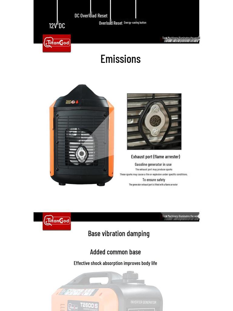 2.5KW Low Noise Portable Gasoline Generator for Outdoor Emergency Use