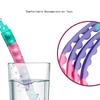 102050 Stück Armband Fidget Spielzeug Push Stressabbau Blase Sensorisches Spielzeug Regenbogen Silikonarmband Party Mitgebsel für Kinder Erwachsene