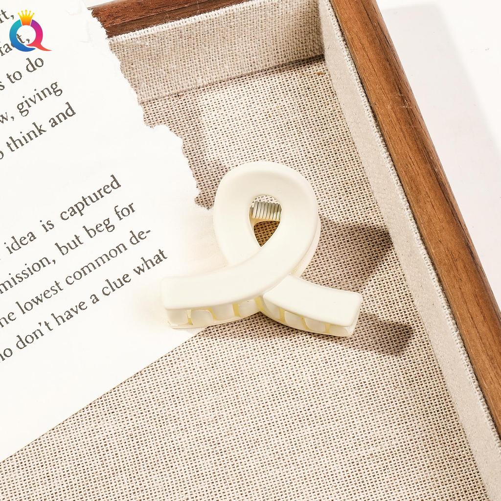 Ki Yue Korean Matte High Ponytail Small Claw Clip for Versatile Updo Hair Styling