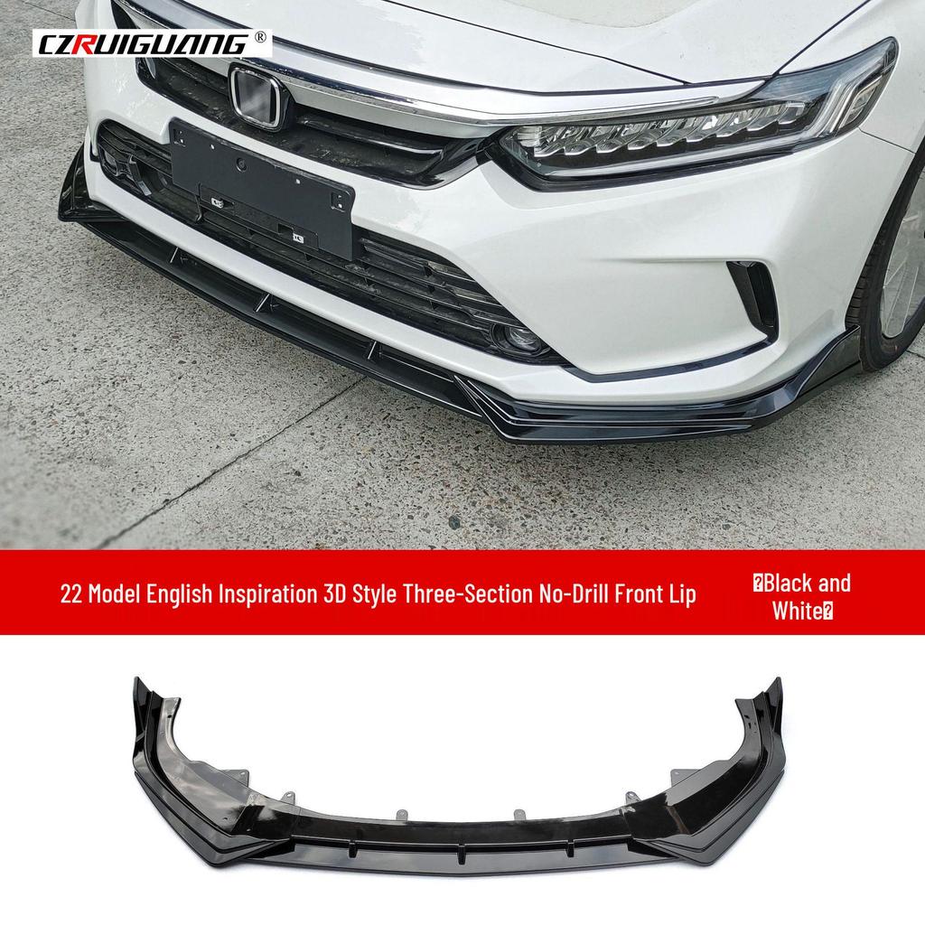 Compatible with 19 Honda Inspire/Accord Models: Front Lip, Side Skirts, Rear & Top Spoilers, Louvers Body Kit.