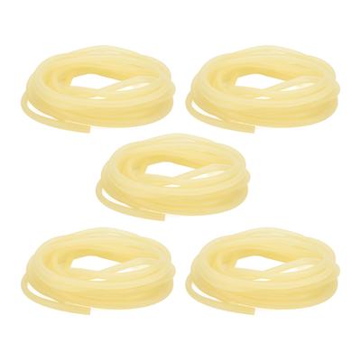 5 Stück Tourniquet Latexschlauch Naturkautschukband Schlauch Verdickter Elastischer Gummischlauch 5m 6x9mm