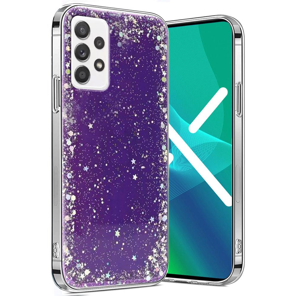 Samsung Galaxy A32 5G Case, Glittery, Purple