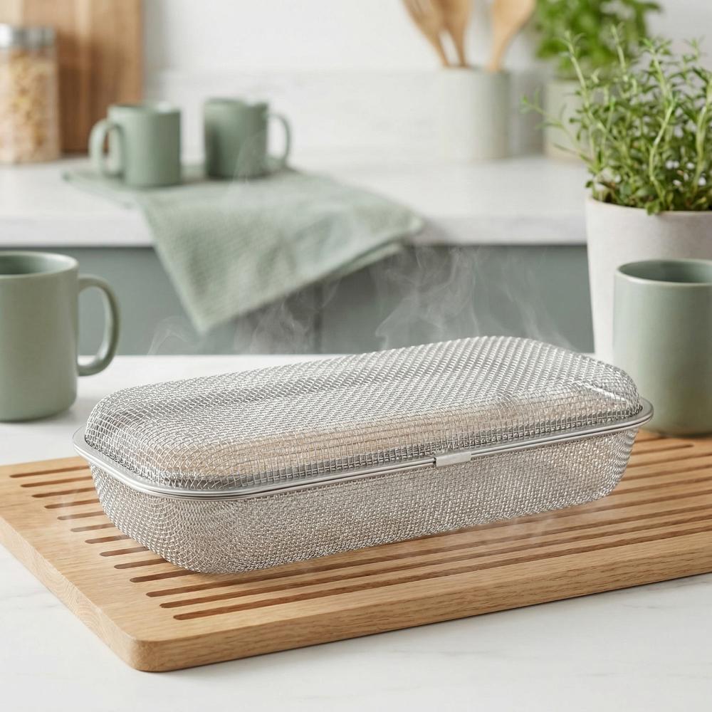 Fine Mesh Dishwasher Basket 304 Stainless Steel Cutlery Holder Chopstick Basket  Restaurant