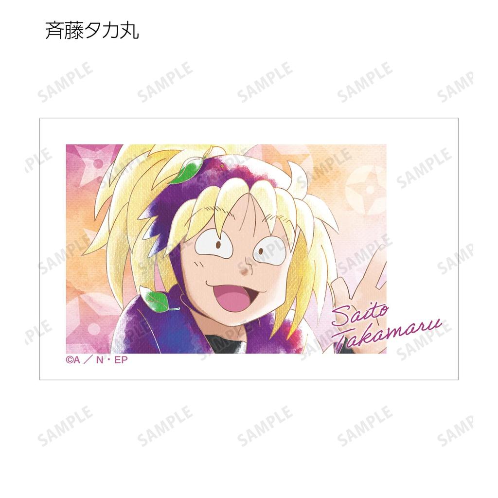 Nintama Rantaro Trading Ani Art aqua label Illustration Card ver.B 11-Pack Box