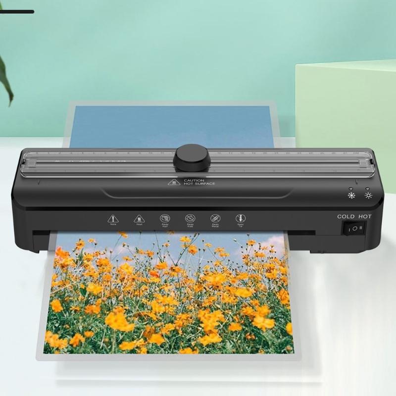 FNL009 Photo Laminator Machine for Offices and Home Use For  to 3inch 0.1~0.5mm Paper Photo Support 110~150°C 300W