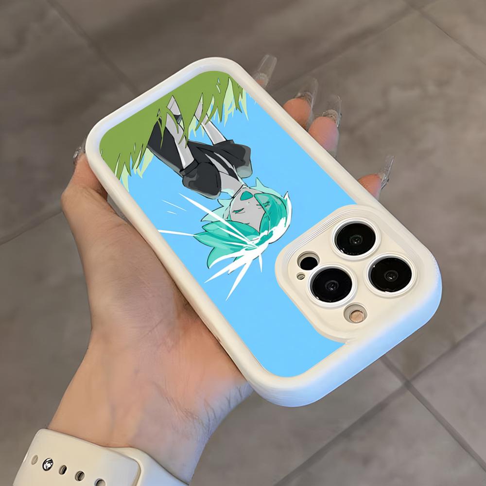 Anime L-Land Of The Lustrous Phone Case For IPhone 17 Air 16 E 15 14 Plus 13 12 11 Pro Max White Sky Eye Stepped Protective Case