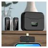 SDBQPO Lavalier Microphone Portable Video Recording Mini Microphone PC Live Game Smartphone Easy to Operate