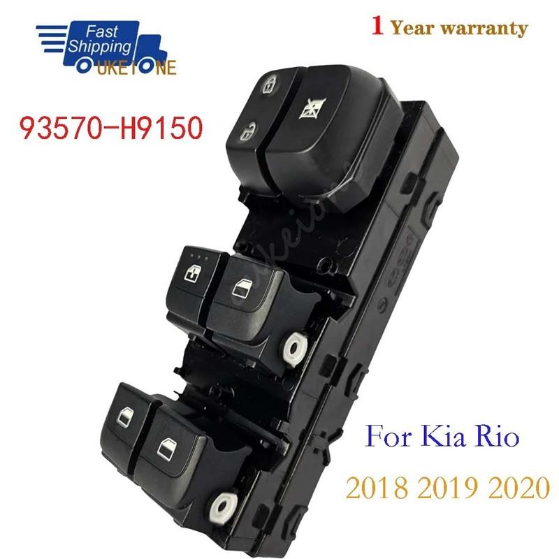 93570-H9150 For 2018   Kia Rio Tonic Electric Power Master Window Switch Lifter Control Button Parts Car Accessories
