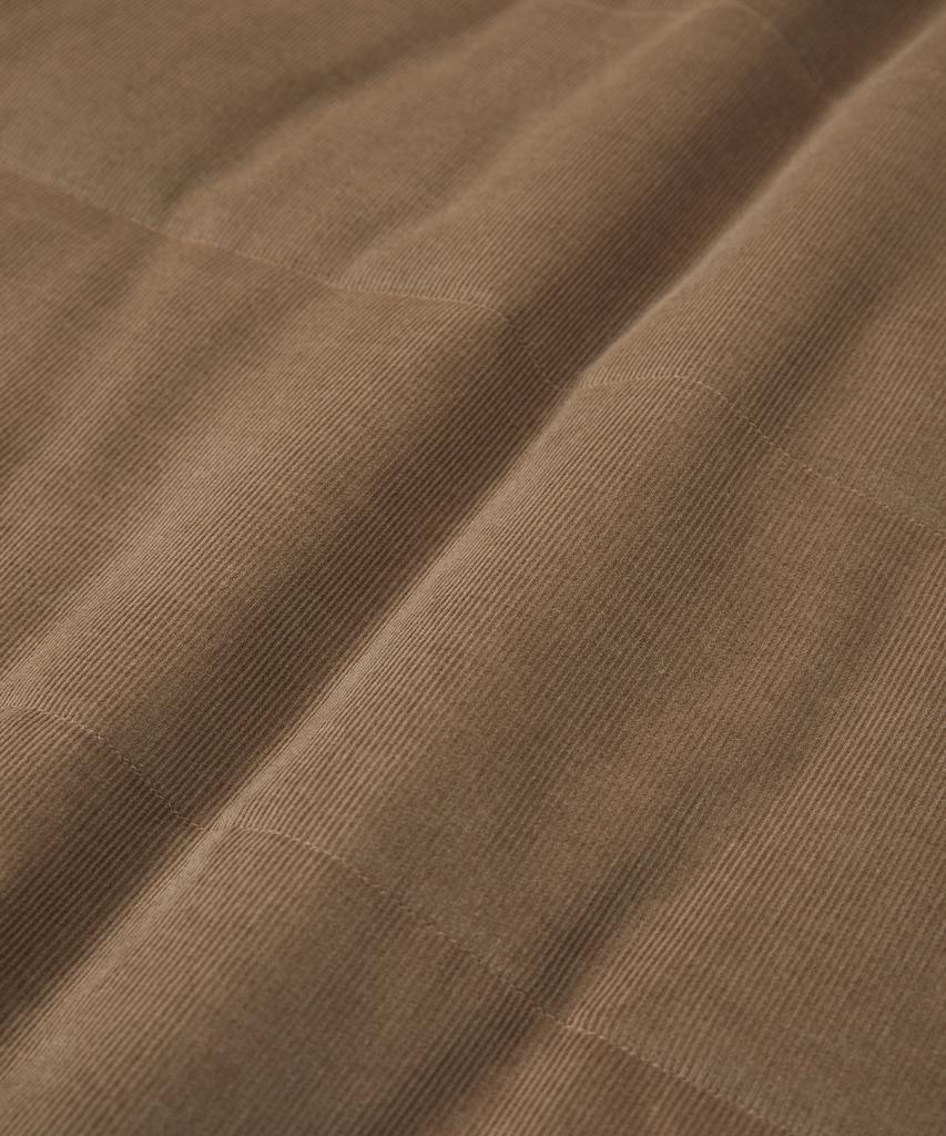 West Grand Boulevard Porcelain Corduroy Padded Vest Taupe