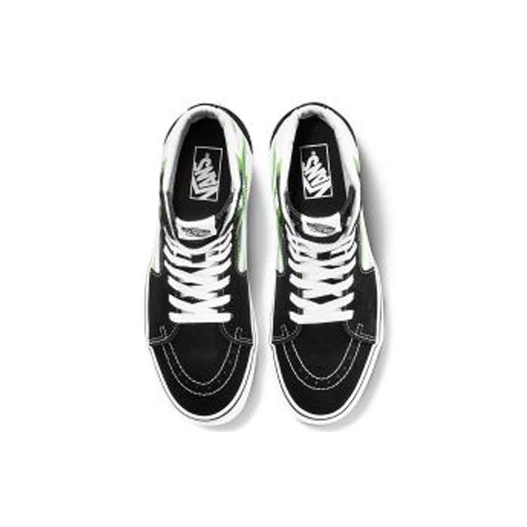 Sk8 Vans-Hi 'Flame Black White' VN0A4U3CXEY
