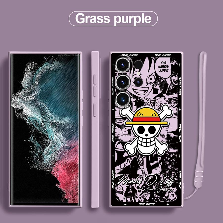 

One Piece Logo Phone Cover Case for Samsung Galaxy S25 S25Edge S21 Plus S20 FE S24 Ultra Note 20 10 Ultra S23 S22 Galaxy S21 5G